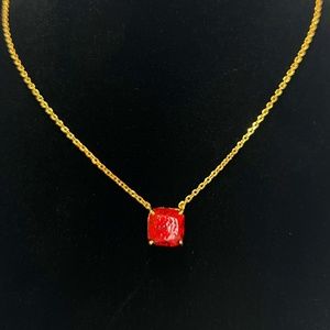 Kate Spade Red Crystal Necklace